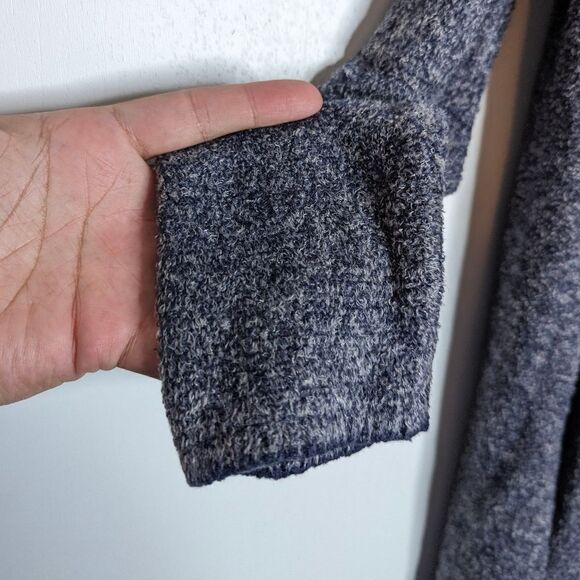 Barefoot Dreams Bamboo Chic Lite Knit Calypso Wrap Open Front‎ Cardigan Blue S M - Picture 4 of 7